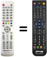 Replacement remote control DIUNAMAI 24WD-LE1551