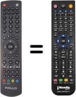 Replacement remote control Finlux 22FLD850VHU