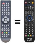 Replacement remote control Tokai LTV3699