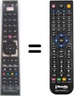 Replacement remote control Schaub Lorenz 42LT601B