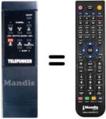 Replacement remote control NordMende V1503K