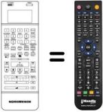 Replacement remote control NordMende V1805K