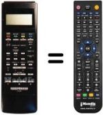 Replacement remote control NordMende V1200E