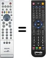 Replacement remote control Philips 28PW9527 / 12