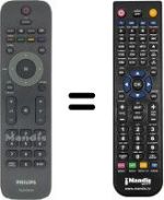 Replacement remote control Philips 32PFL7803D