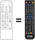Replacement remote control Xsat CDTV350