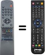 Replacement remote control Beko NR27120R