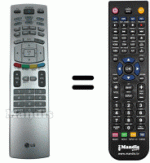 Replacement remote control LG 6710900011W