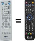 Replacement remote control LG MG66