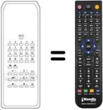 Replacement remote control Pathé Cinema 7081