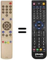 Replacement remote control Sinudyne 32H4B