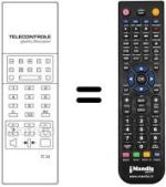 Replacement remote control Saba 56ES745