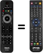 Replacement remote control Philips 26HFL3232D / 10