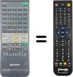 Replacement remote control Sony A-1470-818A