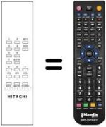 Replacement remote control Hitachi CPT2636