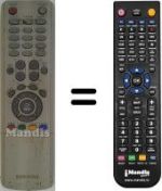 Replacement remote control Samsung LA32R51B
