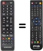 Replacement remote control Samsung LE37D579K2S/XZG