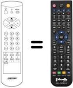 Replacement remote control Blaupunkt AA59-10023B