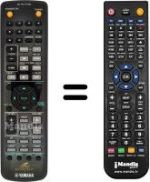 Replacement remote control Yamaha RDX-E700DVD / AUDIO
