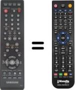 Replacement remote control Samsung DVD1080P7