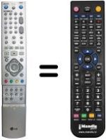Replacement remote control Blaupunkt AKB30880601