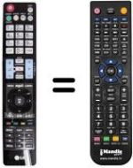 Replacement remote control LG 47LEX8