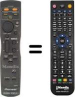 Replacement remote control Pioneer PDP42MVE1