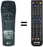 Replacement remote control LG BD200P