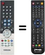 Replacement remote control Samsung LE32R86WDX/XEU
