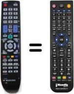 Replacement remote control Samsung LE40B530P7WXSH