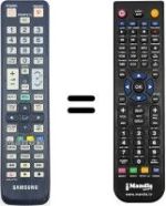 Replacement remote control Samsung UE46C5100QW/XZG