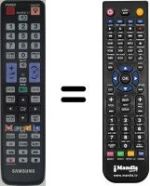 Replacement remote control Samsung LE37C678M1S/XZG