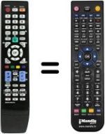Replacement remote control Samsung UE32B7090WP/XZG