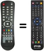 Replacement remote control United UTV20X83D