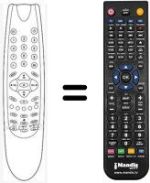 Replacement remote control Beko YG1187F