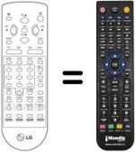 Replacement remote control REMCON1165