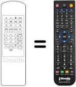 Replacement remote control Xsat CDTV200