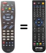 Replacement remote control Hitachi X100105