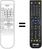 Replacement remote control Hitachi X100072