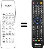 Replacement remote control Hitachi HKR0002