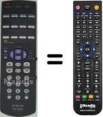 Replacement remote control Hitachi 60SX8B