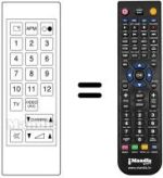 Replacement remote control JVC CT70FC