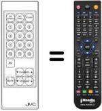 Replacement remote control JVC CT75