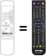Replacement remote control Toshiba 28N04F