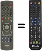Replacement remote control Blaupunkt CT-90003