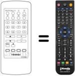Replacement remote control CT-9784