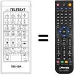Replacement remote control Bush CT-995