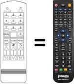 Replacement remote control Cgm CTV153