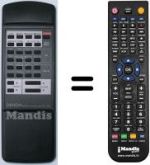 Replacement remote control Denon DRA265R