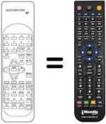 Replacement remote control Tensai TCT289PX